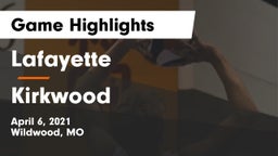 Lafayette  vs Kirkwood  Game Highlights - April 6, 2021