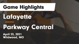 Lafayette  vs Parkway Central  Game Highlights - April 23, 2021