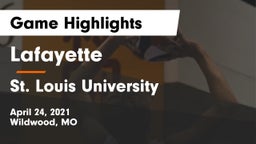 Lafayette  vs St. Louis University  Game Highlights - April 24, 2021
