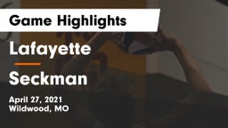 Lafayette  vs Seckman  Game Highlights - April 27, 2021