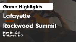 Lafayette  vs Rockwood Summit  Game Highlights - May 10, 2021