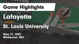 Lafayette  vs St. Louis University  Game Highlights - May 21, 2022
