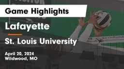 Lafayette  vs St. Louis University  Game Highlights - April 20, 2024