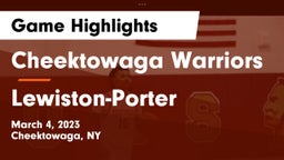 Cheektowaga Warriors vs Lewiston-Porter  Game Highlights - March 4, 2023