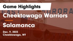Cheektowaga Warriors vs Salamanca  Game Highlights - Dec. 9, 2023