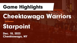 Cheektowaga Warriors vs Starpoint  Game Highlights - Dec. 18, 2023
