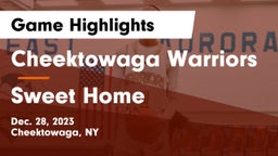 Cheektowaga Warriors vs Sweet Home  Game Highlights - Dec. 28, 2023