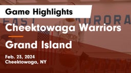 Cheektowaga Warriors vs Grand Island  Game Highlights - Feb. 23, 2024