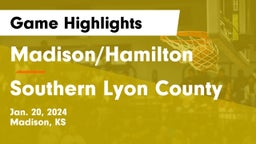 Madison/Hamilton  vs Southern Lyon County Game Highlights - Jan. 20, 2024