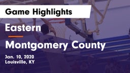 Eastern  vs Montgomery County  Game Highlights - Jan. 10, 2020