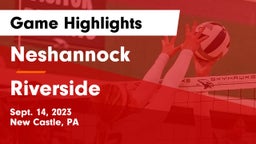 Neshannock  vs Riverside  Game Highlights - Sept. 14, 2023