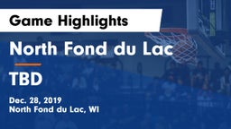 North Fond du Lac  vs TBD Game Highlights - Dec. 28, 2019