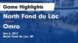 North Fond du Lac  vs Omro  Game Highlights - Jan 6, 2017
