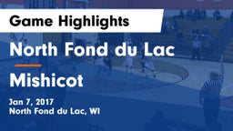North Fond du Lac  vs Mishicot  Game Highlights - Jan 7, 2017