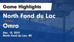 North Fond du Lac  vs Omro  Game Highlights - Dec. 19, 2019