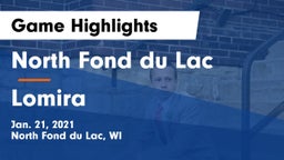 North Fond du Lac  vs Lomira  Game Highlights - Jan. 21, 2021