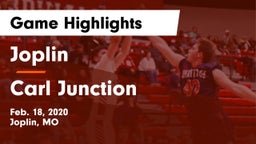 Joplin  vs Carl Junction  Game Highlights - Feb. 18, 2020
