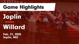 Joplin  vs Willard Game Highlights - Feb. 21, 2020