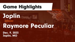 Joplin  vs Raymore Peculiar  Game Highlights - Dec. 9, 2023