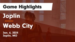 Joplin  vs Webb City  Game Highlights - Jan. 6, 2024