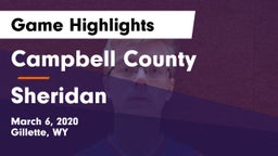 Campbell County  vs Sheridan  Game Highlights - March 6, 2020