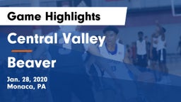 Central Valley  vs Beaver  Game Highlights - Jan. 28, 2020