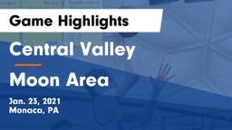 Central Valley  vs Moon Area  Game Highlights - Jan. 23, 2021