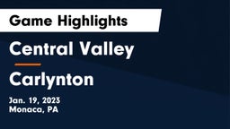 Central Valley  vs Carlynton  Game Highlights - Jan. 19, 2023