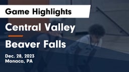 Central Valley  vs Beaver Falls  Game Highlights - Dec. 28, 2023