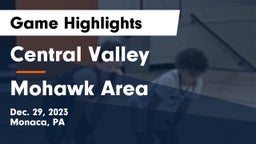 Central Valley  vs Mohawk Area  Game Highlights - Dec. 29, 2023