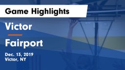 Victor  vs Fairport  Game Highlights - Dec. 13, 2019