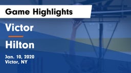 Victor  vs Hilton  Game Highlights - Jan. 10, 2020