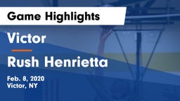 Victor  vs Rush Henrietta Game Highlights - Feb. 8, 2020