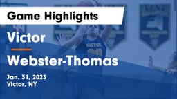 Victor  vs Webster-Thomas  Game Highlights - Jan. 31, 2023