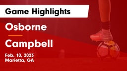 Osborne  vs Campbell  Game Highlights - Feb. 10, 2023