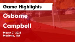 Osborne  vs Campbell  Game Highlights - March 7, 2023