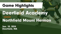 Deerfield Academy vs Northfield Mount Hermon  Game Highlights - Jan. 10, 2024