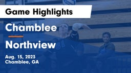 Chamblee  vs Northview  Game Highlights - Aug. 15, 2023