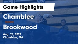 Chamblee  vs Brookwood  Game Highlights - Aug. 26, 2023