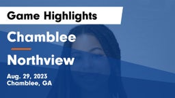 Chamblee  vs Northview  Game Highlights - Aug. 29, 2023