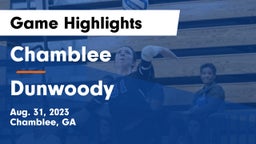 Chamblee  vs Dunwoody  Game Highlights - Aug. 31, 2023