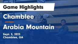 Chamblee  vs Arabia Mountain  Game Highlights - Sept. 5, 2023