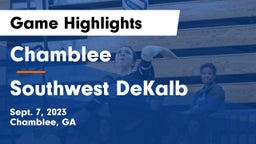 Chamblee  vs Southwest DeKalb  Game Highlights - Sept. 7, 2023