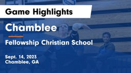 Chamblee  vs Fellowship Christian School Game Highlights - Sept. 14, 2023