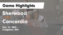 Sherwood  vs Concordia  Game Highlights - Oct. 14, 2023
