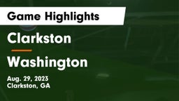 Clarkston  vs Washington  Game Highlights - Aug. 29, 2023