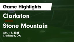 Clarkston  vs Stone Mountain   Game Highlights - Oct. 11, 2023