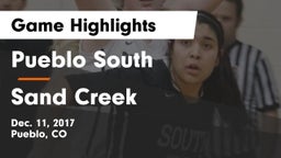 Pueblo South  vs Sand Creek  Game Highlights - Dec. 11, 2017