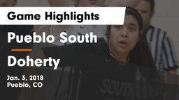 Pueblo South  vs Doherty  Game Highlights - Jan. 3, 2018