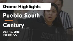 Pueblo South  vs Century Game Highlights - Dec. 19, 2018